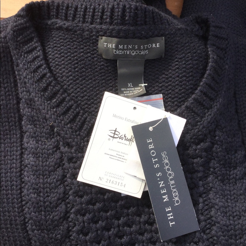 The Men’s Store Bloomingdales Merino Wool Sweater